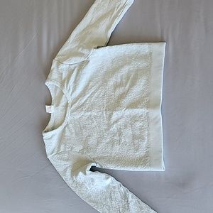 Fabletics textured crop top